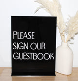 Modern Guestbook Sign
