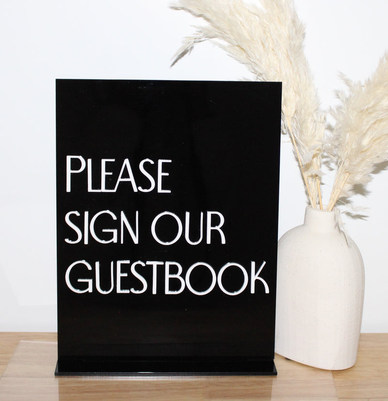 Modern Guestbook Sign